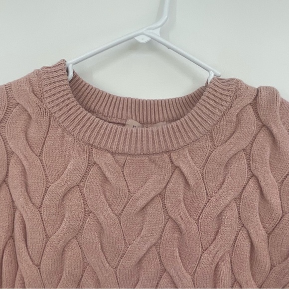 Philosophy Soft Pink Textured Crewneck Sweater – Size Medium - Picture 2 of 9